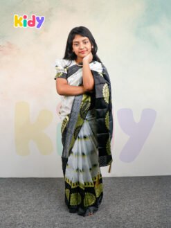 বেবি রেডি কাতান শাড়ি ( code 18)